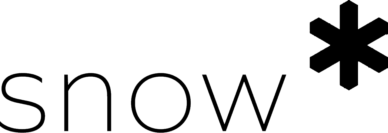 Snow Logo Black