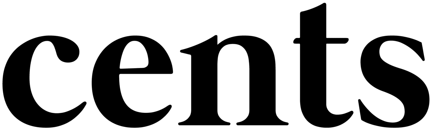 Cents Logo Black