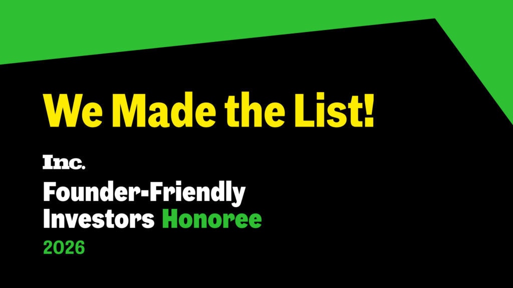 Inc. Founder-Friendly Investors Honoree 2026